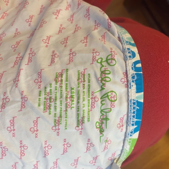 Lilly Pulitzer Poolside Blue Lets Cha Cha Bikini Bottoms XS - Picture 4 of 4